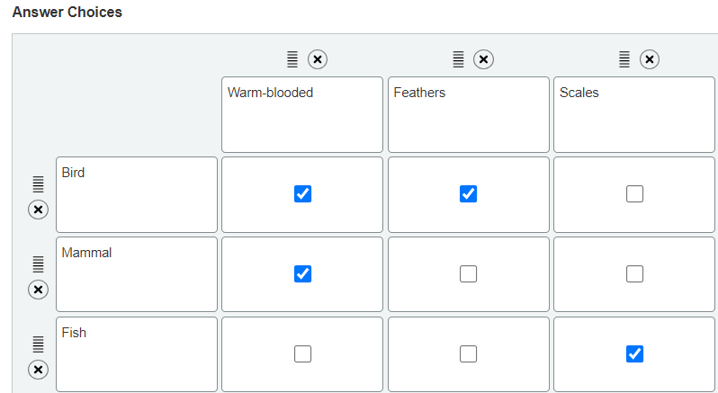 image showing selecting correct answers