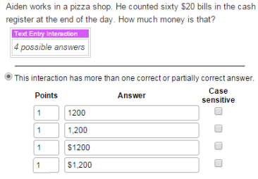 image of the defined correct answers