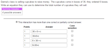 image of the defined correct answers