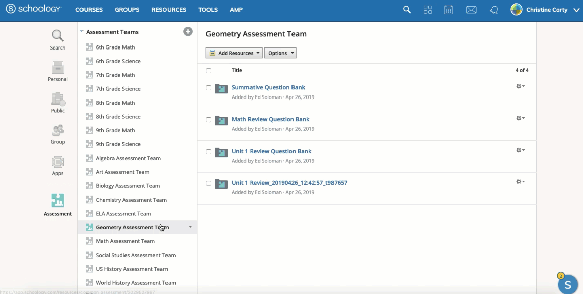 Team Admins can add members to their Assessment Teams from the Add Members page.