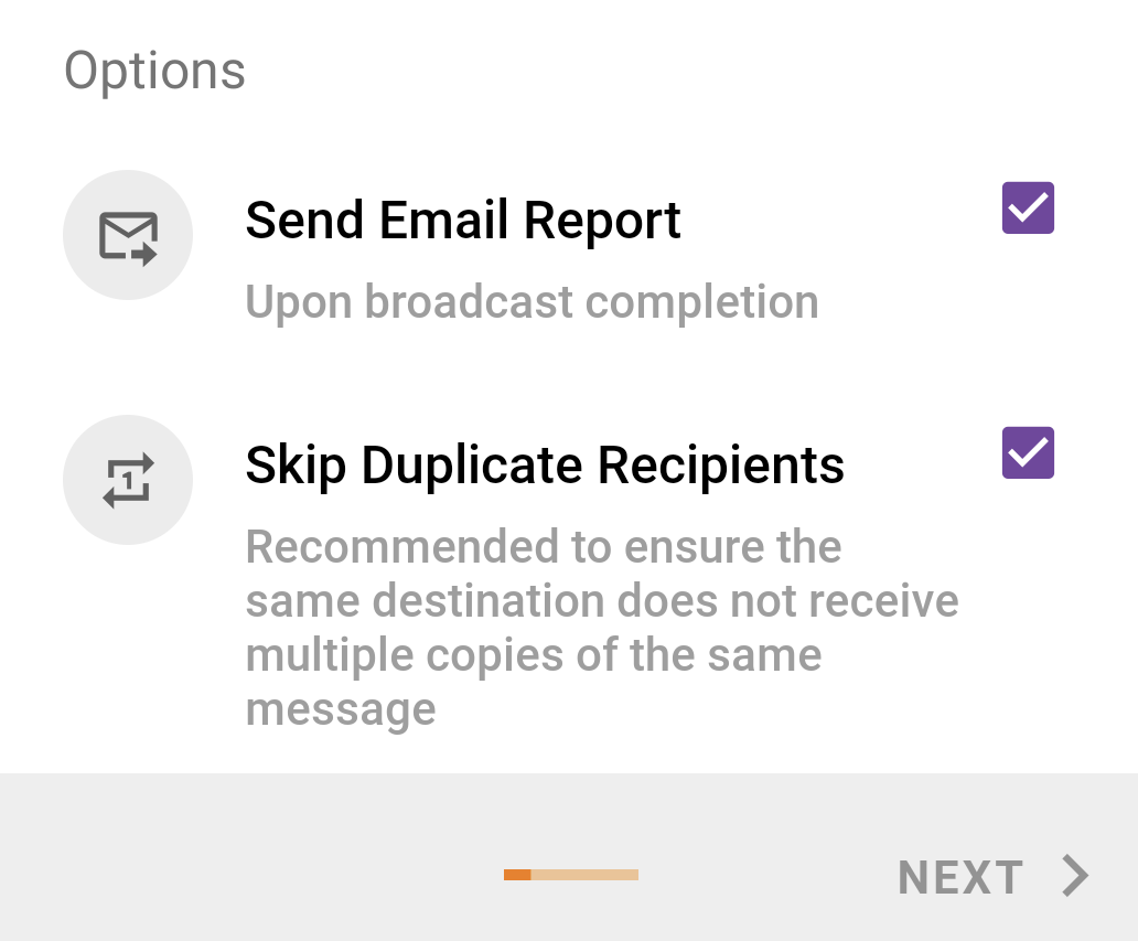 Options Screen