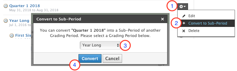 Convert a grading period to a sub-period.