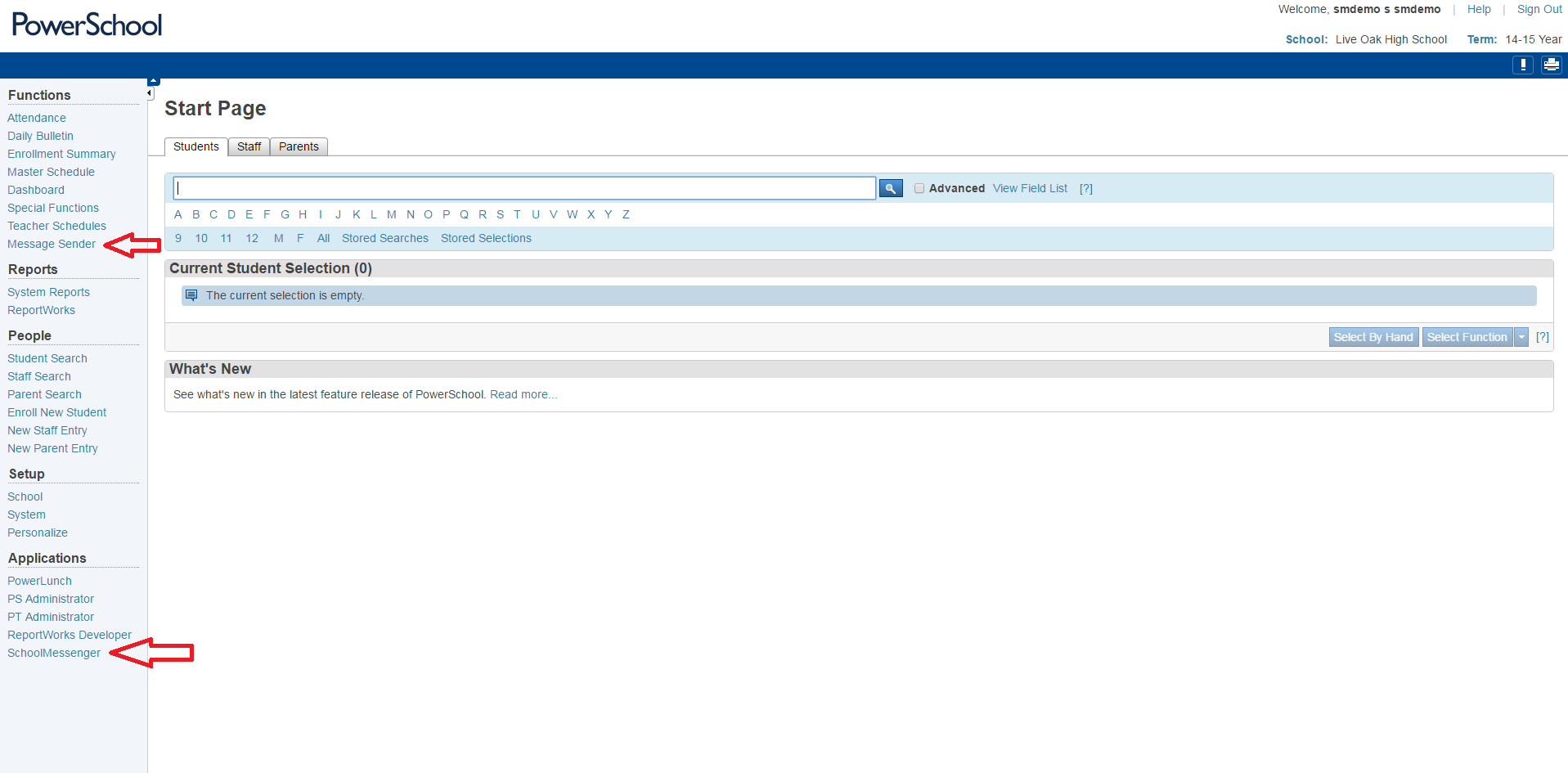 SchoolMessenger Plugin