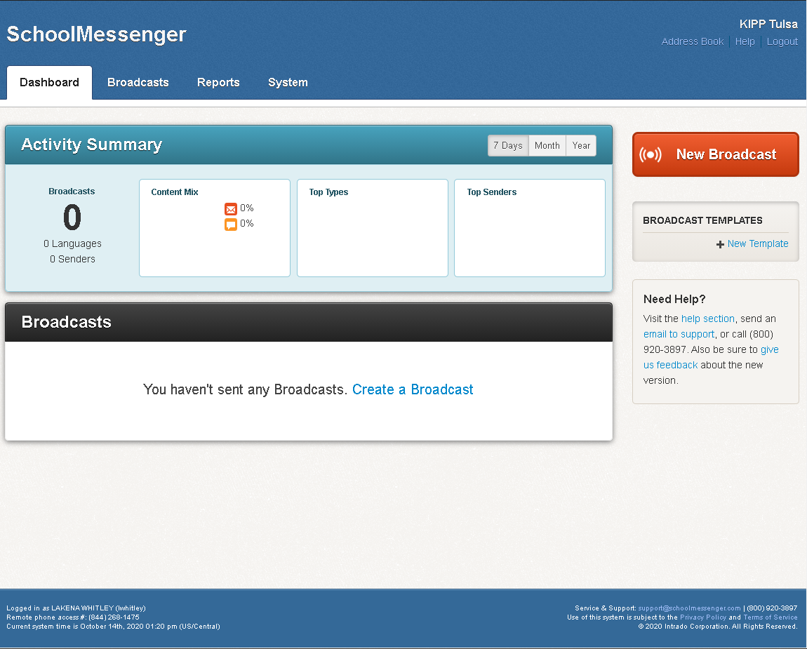 SchoolMessenger Homepage