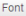 image of font button
