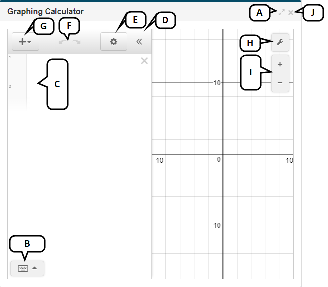 image of the additional graphing calculator options