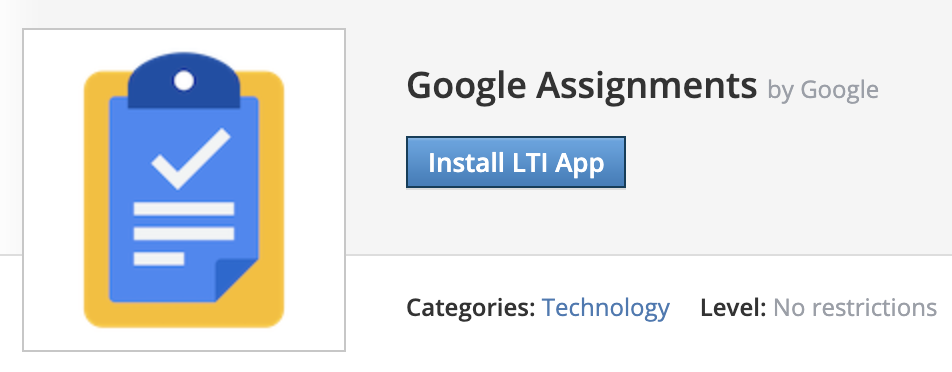 google assignment setting