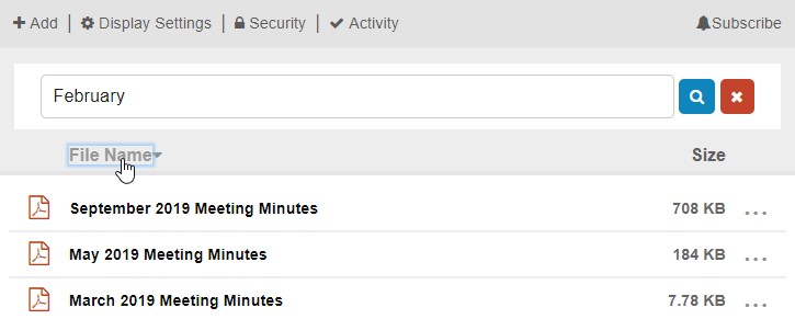 Search Resources window