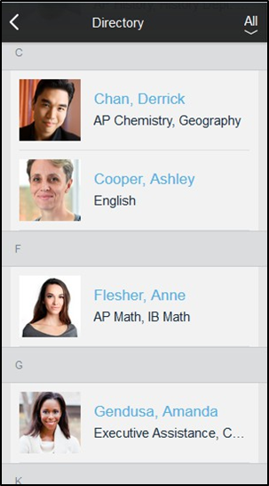 First Name, Last Name - With Photo and Title