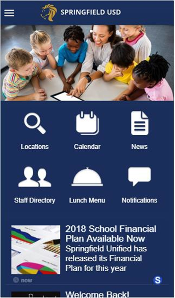 Side Menu with Image Layout