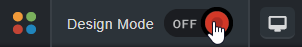 Design Mode - ON and OFF toggle switch