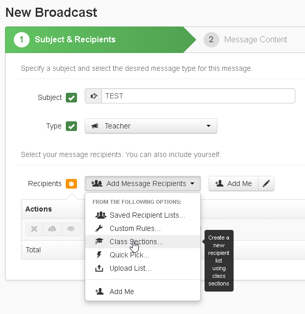 New Broadcasts