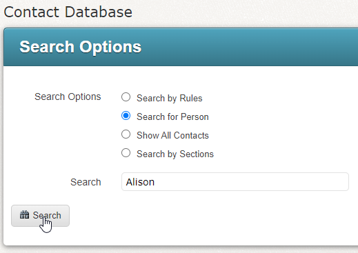 Contact Database