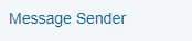 Message Sender option