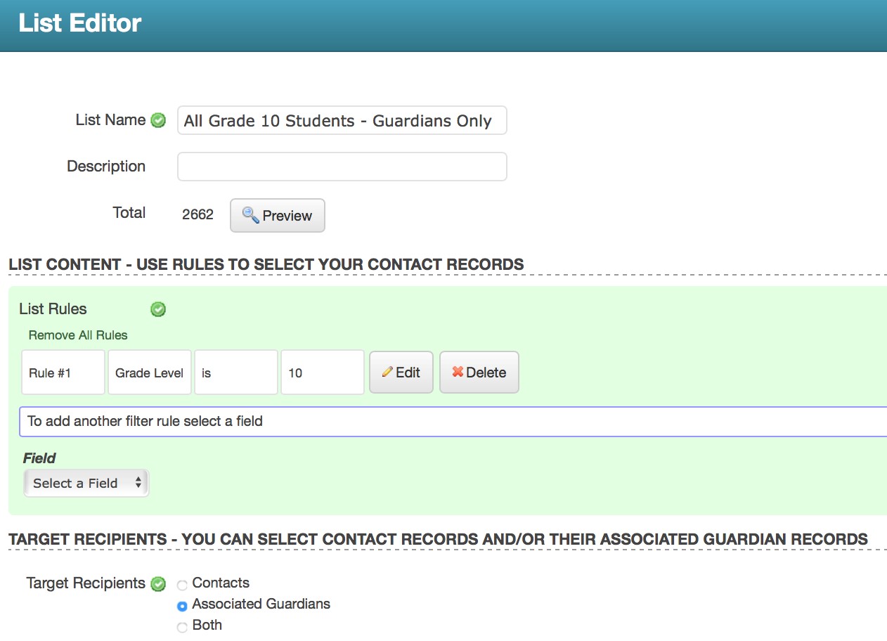 List Editor