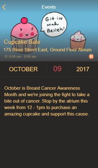 Event Content - Details Populated Layout