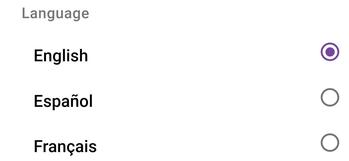 Language Sub-Section