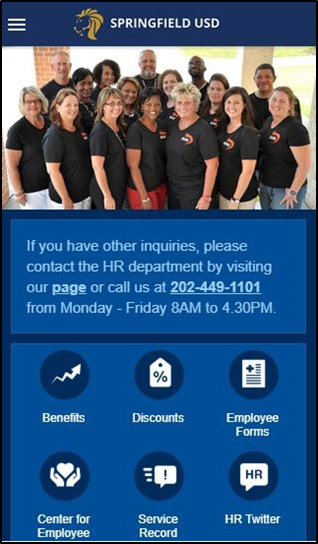 Custom Pages - Employees Layout