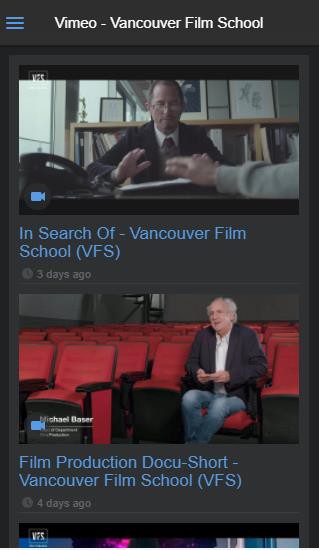 Videos - Video Layout